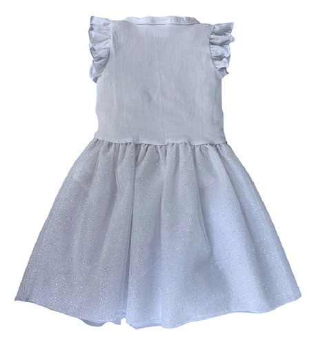 Vestido Algodon Sublimado Disney Ariel