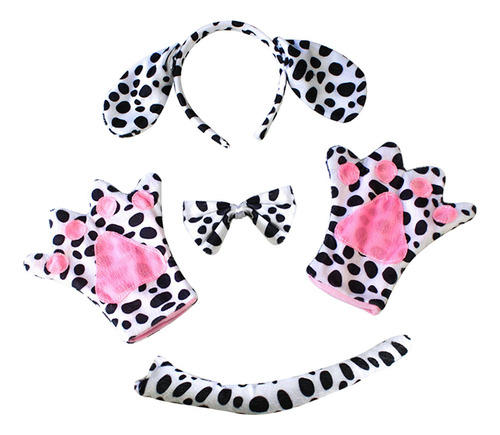 4 Uds. Conjunto De Disfraces De Animales, Adulto Dálmatas