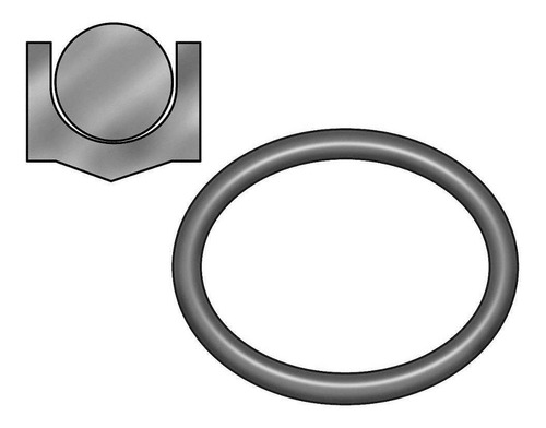 Sello Polyseal 1 3/4 2 1/8 3/8 Negro 1812000218 1 Pieza