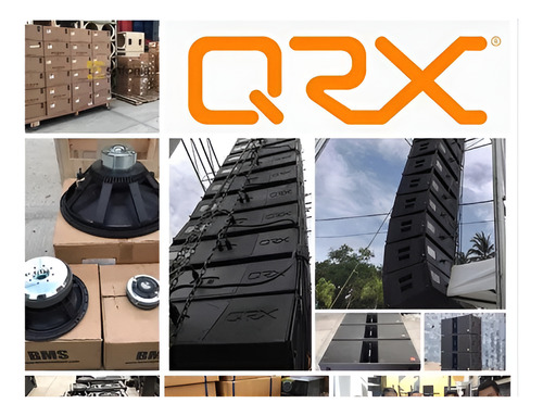 Nuevo Bafle Aéreo Line Array Qrx Audio® Bull212 Tiro Largo