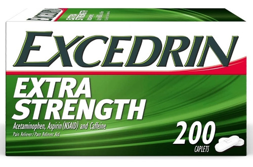Excedrin Extra Strength - 200 Cápsulas (importado De Usa)