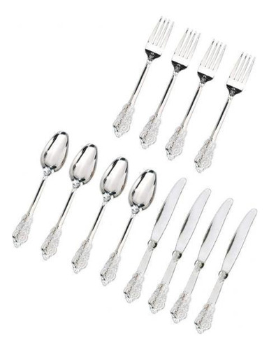 2 Cubiertos Desechables Tenedores De Plástico Cucharas