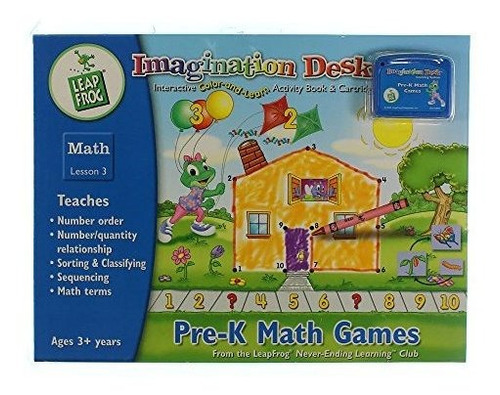 Leap Frog Imaginación Computadora Pre-k Matemáticas Juegos
