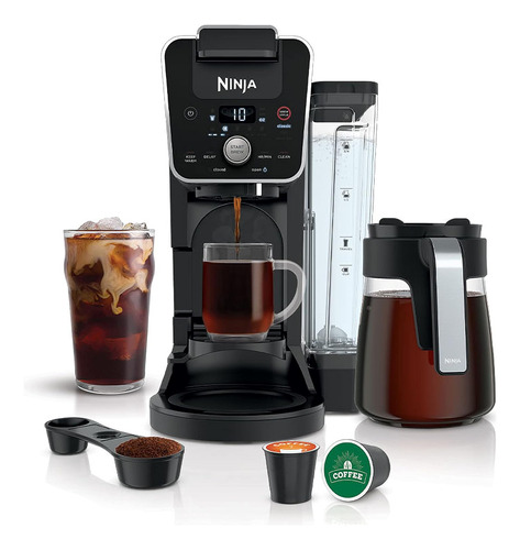 Ninja Dualbrew 12cups Drip, Singleserve For Coffee Pods...