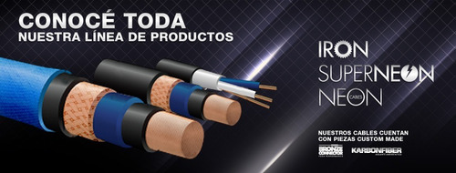 Imagen 5 de 7 de Cable Kw Kwc 102 Plug Plug 3 Mts Mallado De Tela + Gtía