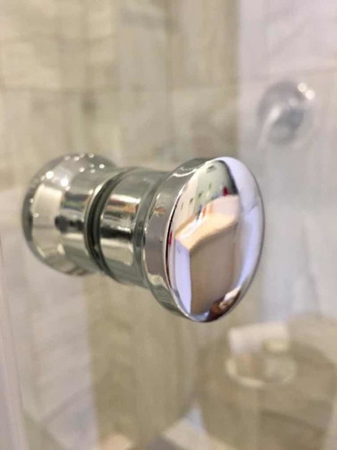 Imagen 8 de 9 de Cancel De Baño En Cristal Templado 90x90 Escuadra