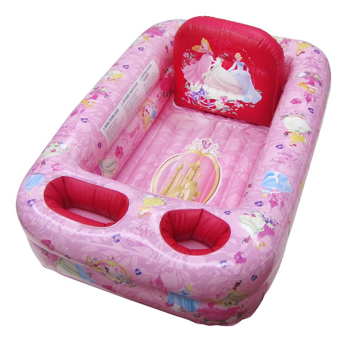 Ginsey Bañera Inflable Niñas Disney Princesas, Rosa Claro