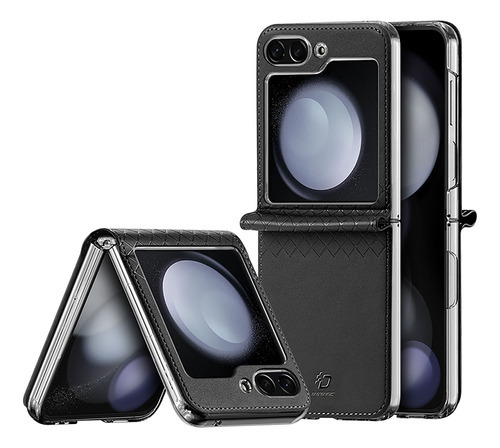 Capa Anti Impacto Dux Bril Series - Galaxy Z Flip5 (6.7 Pol) Cor Preto