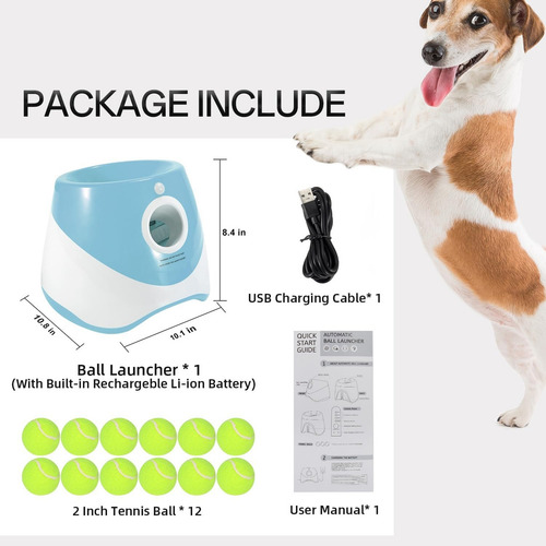 Lanzador Automático De Pelotas Juego Interactivo Para Perros