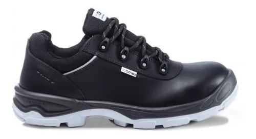 Zapato Ombu Ozono Plus Puntera Acero Negro Trabajo Seguridad