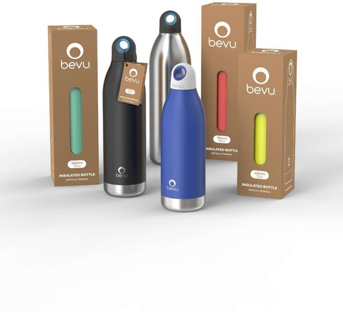 Termo De Agua Bevu® De Acero Inoxidable, Bevu® Duo 750ml
