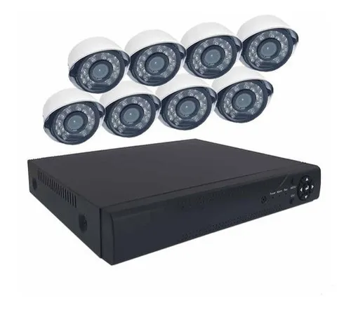 Kit 8 Cámaras Seguridad Full Hd 1080p 1mp Con Dvr E. Gratis