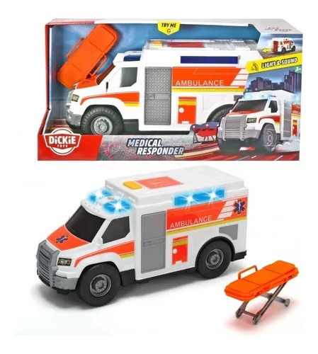 Dickie Toys Ambulancia Con Luz Y Sonido Cfnav