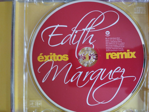 Edith Márquez Cd Exitos Remix V (Usado)