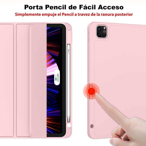 Case Smart @ iPad Pro 11 M2 A2759 A2435 A2761 A2762 Rosa