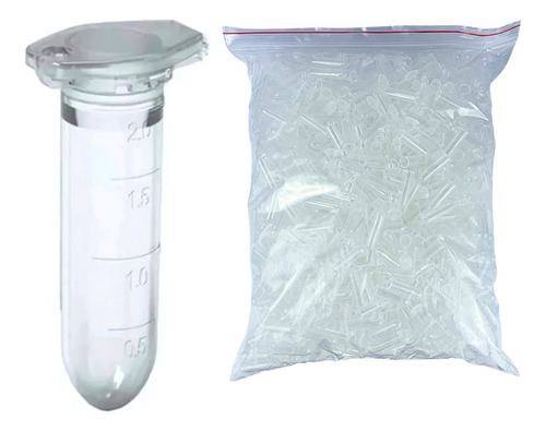 Microtubo Centrifugação Tipo Eppendorf De 2ml C/tampa - 1000