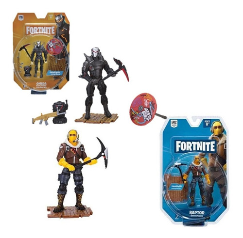 Jazwares Fortnite Omega  Survival Kit Y Raptor Solo Mode