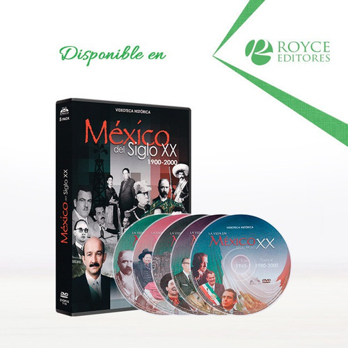 Videoteca Histórica México Del Siglo Xx (1900-2000) 5 Dvds