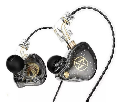 Auriculares Monitoreo In Ear X2 Pro Double Bass Black