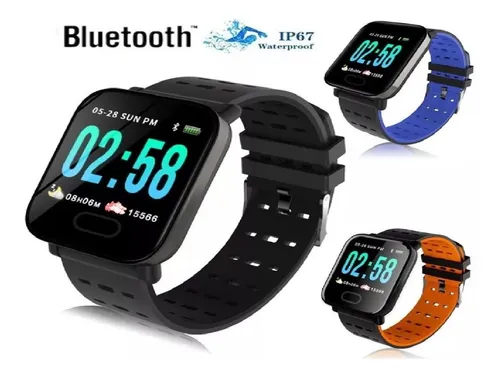 Relógio Smartwatch Inteligente A6 Sport Oled Cárdio Pressão