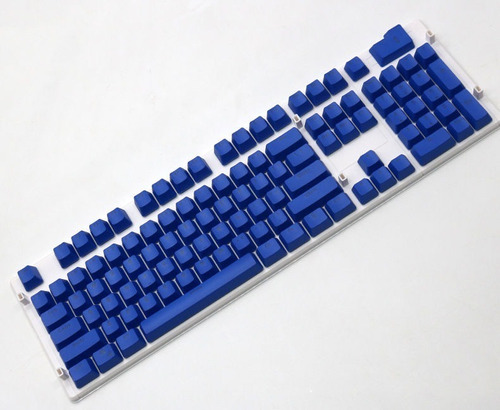 Capas Para Teclas Keycaps Pbt Double Shot Us Internacional Cor de teclado Azul-escuro Idioma Inglês US Internacional