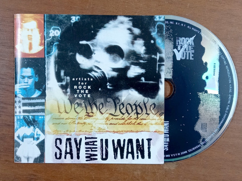 Cd Say What U Want Artists For Rock The Vote (1992) Usa R3