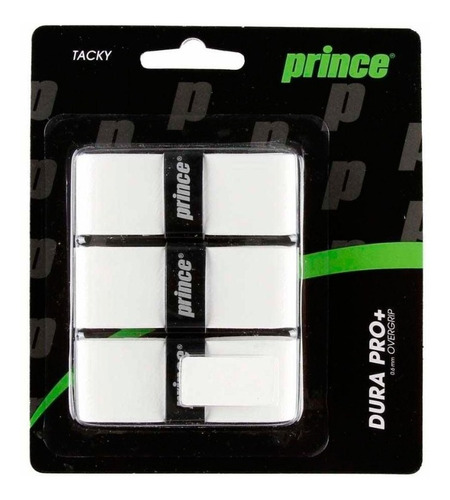 Overgrip Prince Durapro+ Tenis / Padel X3 Color Blanco