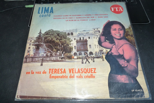 Jch- Teresa Velasquez La Emperatriz Del Vals Criollo Lp