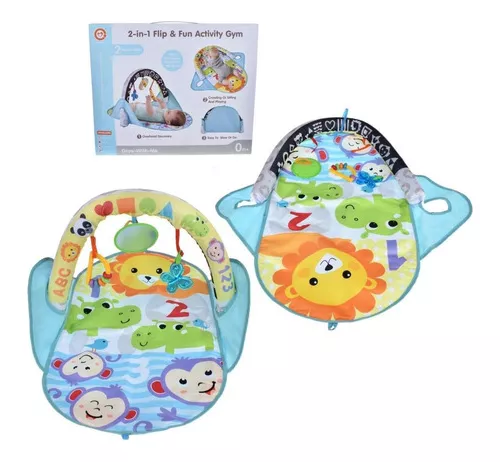 Tapete Actividades Gym Bebe Flip& Fun Fisher Price 2 En 1