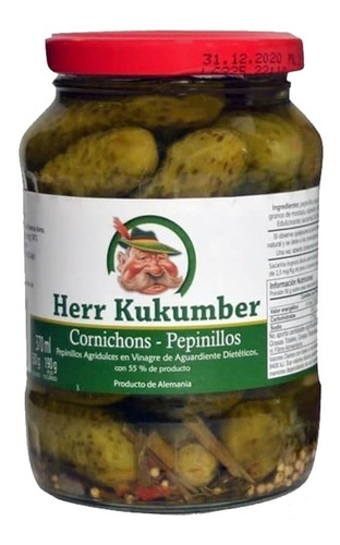 Pepinos Agridulces Alemanes Herr Kukumber 370ml