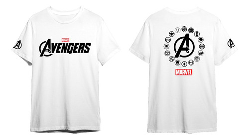 Remera Marvel Comics  Avengers Algodon Calidad