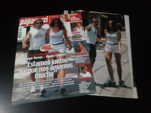 Diego Torres * Tapa Y Nota Revista Paparazzi 116 * 2004