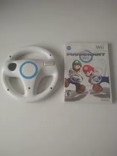 Mario Kart Wii + Volante Wii Originais Nintendo