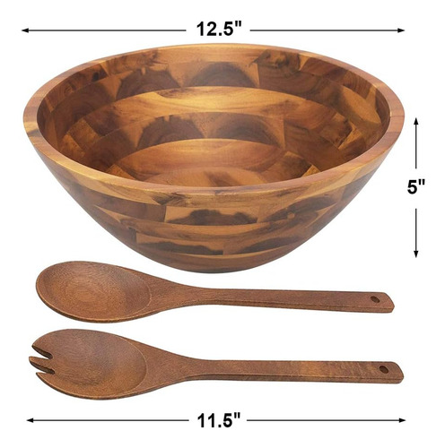 Aidea Ensaladeras, Juego De Ensaladeras De Madera, Ensalader