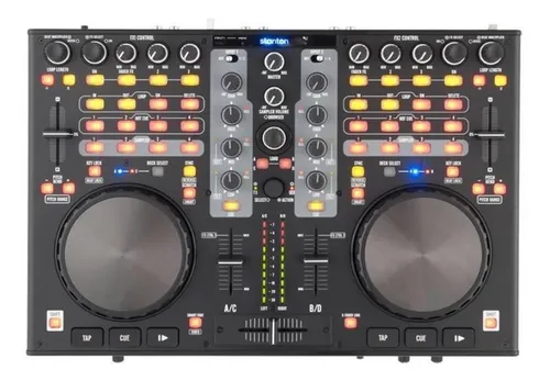 Controlador DJ Stanton Magnetics DJC.4 preto da 2 canais 127 Controlador DJ Stanton Magnetics DJC.4 preto da 2 canais 127