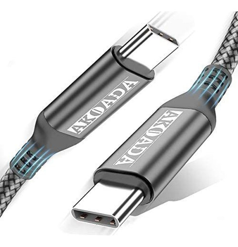 Akoada Usb C C A Usb Cable De 10 Pies 100w  Usb C Trenzado D