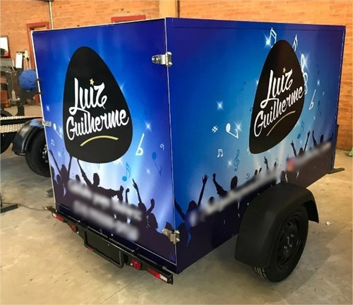 Carreta Baú Grande 1,18 Altura De Alumínio Delivery Zero Km