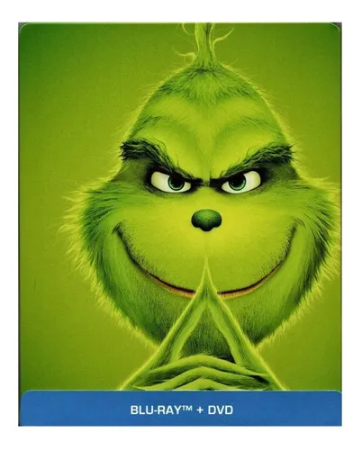 El Grinch 2018 Steelbook Pelicula Blu-ray + Dvd