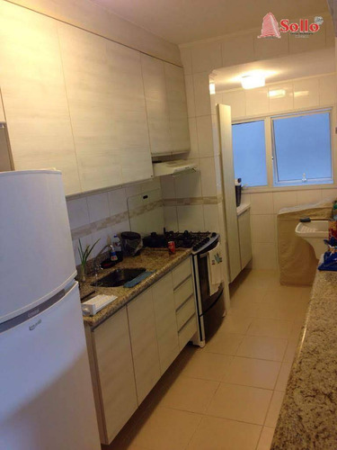 Imagem 12 de 27 de Excelente Apartamento 112 M² Com 3 Dormitórios, Pé Na Areia - Centro - Bertioga/sp - Ap0449