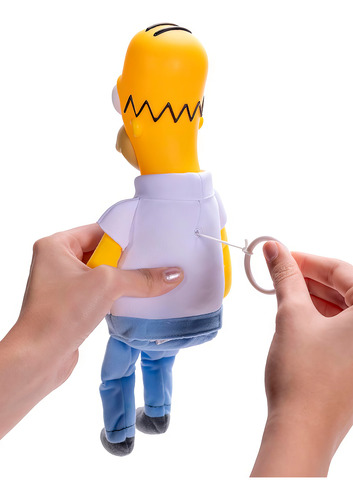 Peluches Parlantes Bart & Homero Shelf Talkers The Simpsons