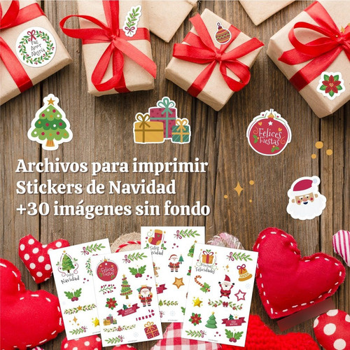 Kit Imprimible Navidad Fiestas P/ Imprimir- Descargable