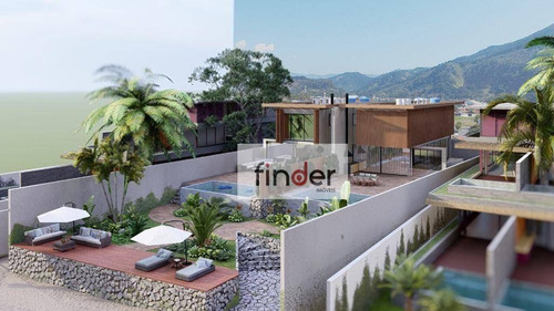 Imagem 2 de 13 de Casa De Condomínio À Venda Na Avenida Deble Luíza Derani. Casa Pé Na Areia, 500 M², 5 Suítes, Arquitetura Moderna, Piscina, Área Gourmet E 4 Vagas. - Ca1013