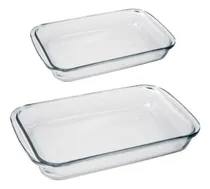 Comprar Set 2 Asaderas Rectangulares G\u002Fm Marinex Fuente Para Horno