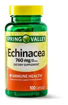 Comprar Spring Valley Echinacea 760mg 100 Cápsulas Vegetarianas 