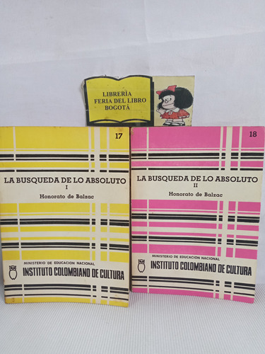 La Búsqueda De Lo Absoluto - Honorato De Balzac - 2 Tomos 