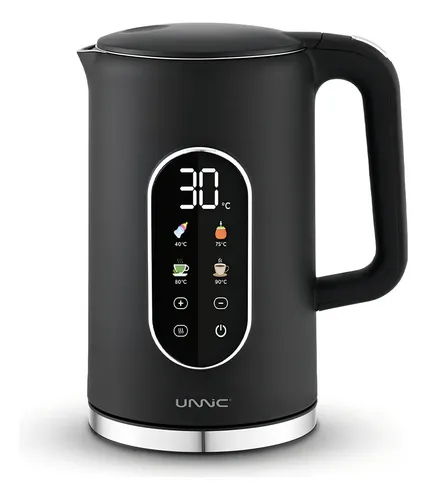 Pava Eléctrica Unnic Pantalla Digital Acero Inoxidable Hervidora Mate ...