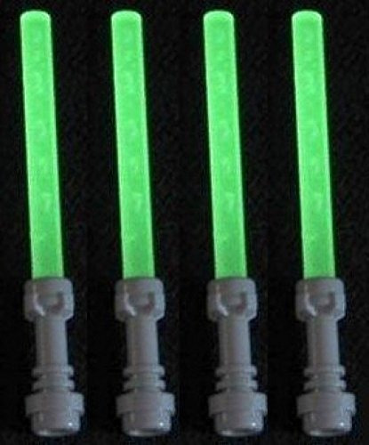 Lego Lightsaber Lote De 4: Sables De Luz Que Brillan En La O