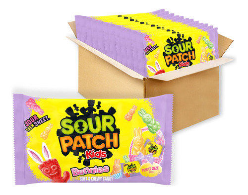 Sour Patch Kids Bunnies - Caramelos De Pascua Suaves Y Masti