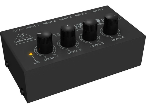 Imagen 5 de 6 de Behringer Mx400 Mezcladora Compacta De 4 Canales Plug 1/4