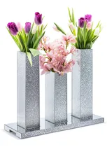 Comprar Jarrones Plateados Para Jarrón Decorativo ' Juego De Jarrón